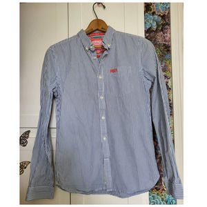 London button Superdry long sleeves Shirt Shop MEDIUM